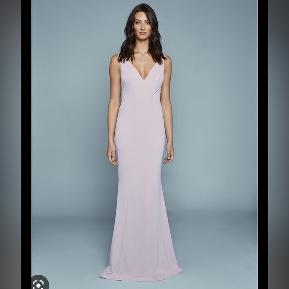 KATIE MAY - BRIDESMAID DRESS - Style Mischka WHITE - Picture 1 of 3